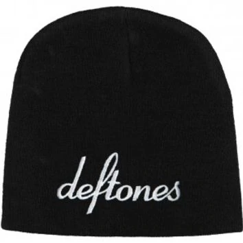 DEFTONES - Embroidered - Logo Beanie - One Size Fits All